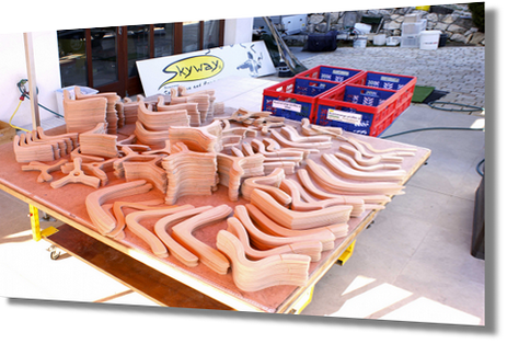 Boomerangs semi-finis